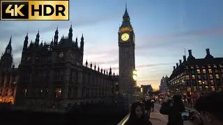 The City of London - A Narrated London Walk from Leadenhall Market to Westminster Bridge | 4K HDR