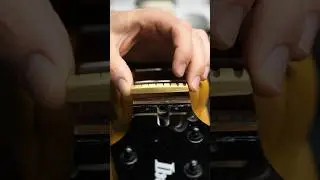 Upgrading to a Brass Nut on this Ibanez 8 String! #shorts #luthier #guitar #bass #guitartech