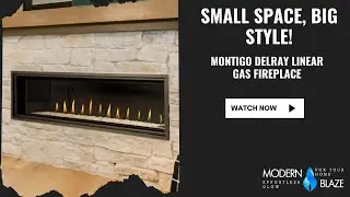 Small Space, Big Style! Montigo DelRay Linear Gas Fireplace