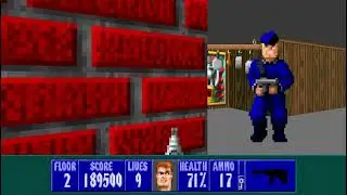Wolfenstein 3D: Discipline (100%) - Floor 2: Fazon.