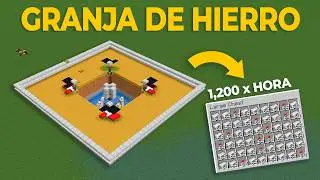 Mega Granja de Hierro Cu&aacute;druple - Minecraft 1.21.6 JAVA - 1,200+ por Hora!