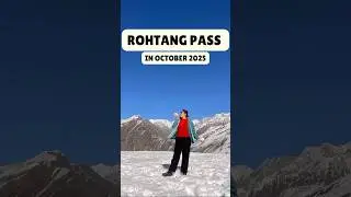 ❄️ Snow Fun at Rohtang Pass | Manali Trip with Color Stays 🌨️ #shorts #manali #snowfall