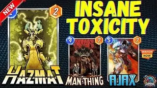 This Deck is PURE TOXIC! (Opponent RAGE QUITS!) 🔥💀[Marvel snap infinite] #marvelsnap