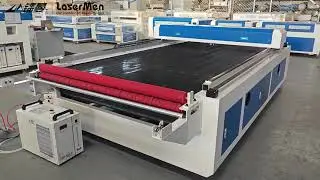 [LaserMen] LM 1625 Fabric Cutting Machine + Inkjet Cutting For Thin Fabric Cardstock