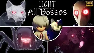 LIGHT Black Cat & Amnesia Girl All Bosses/Gameplay 4K