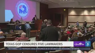 Texas GOP censures five, clears five but rejects banning anyone from the primary ballot