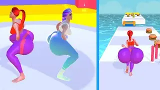 Twerk Booty Race 3D - All Levels Android Gameplay , iso 