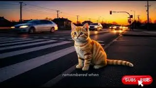 The Orange Kitten Who Stopped Traffic Without Moving