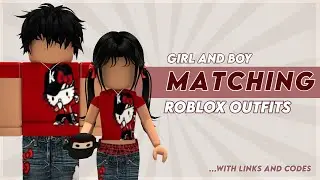 MATCHING roblox outfits - girl and boy w/ codes & links | itslxse ♡