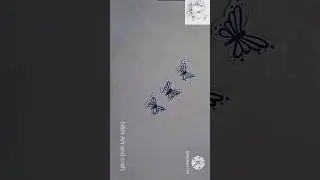 How to make paper Butterfly Easy/Paper /#shorts Butterfly cutting