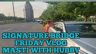 Greater noida signature bridge //parthala  chauk flyover//greater noida ki sair@umachandravlogs
