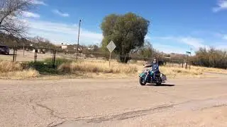 71 FLH Trying Out the Original Buddy Seat After Install