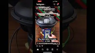 Trinity Audio H Series 15&rdquo; Sub 🔊 pushed hard! Woofer Flex inside 👈🏽 (SMD AMM-1 Realtime Power)