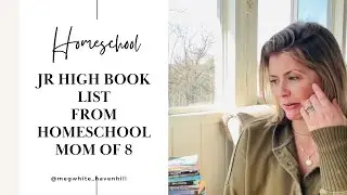 Mom of eight | our favorite BOOKS for JR HIGH age | you asked, I answered