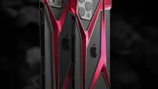 ALTER EGO&reg; Pulsar Red Metal iPhone 12 Pro Case