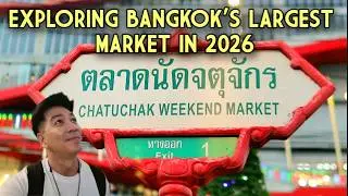 Exploring Chatuchak Weekend Market in 2026 | Bangkok’s Biggest & Craziest Market 🇹🇭