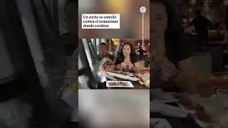 Atropellados en plena grabaci&oacute;n cuando se encontraban en un restaurante #Atropello #Influencers