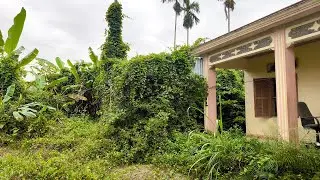 Reviving the abandoned house dispelling rumors of a haunted house - Horrible garbage
