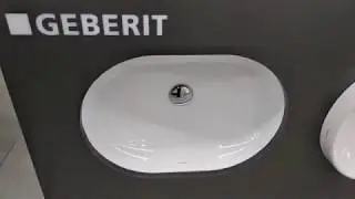 Geberit VariForm 500.756.01.2 washbasin elliptical countertop sink