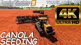 Seeding Canola with Big Tractors | Farming Simulator 19 | No Mods Challange #36