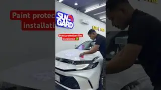 Paint protection film installation on new camry ❗️