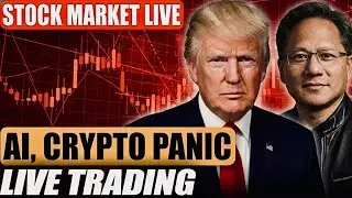 AMD Surged, Stock Market & Crypto Sell-offs Continue | Live Trading Stocks Futures