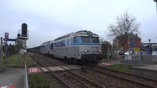 Passage du Venice Simplon-Orient-Express à Noyelles (80) le 17 avril 2023 avec une UM de BB 67400