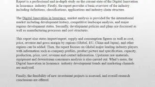 Global Digital Innovation in Insurance Market Research Report 2017
