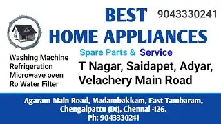 Best Home Appliances Service Chennai Washing machine pcb repair in tamil/Washing machine pcb repair