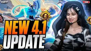 CONQUEROR TOP 100 LIVE😱PLAYING BGMI 4.1 UPDATE😍💥BGMI LIVE |#bgmilive #girlgamer #pubgmobile