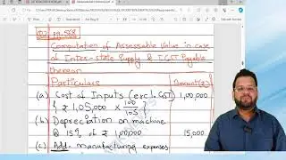 CA INTER MAY 2024! GST Session 16 ! &ldquo;Input Tax Credit - Part 7
