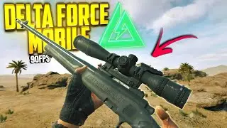 DELTA FORCE MOBILE GAMEPLAY INSANA DE SNIPER *M700* - 90FPS DIMENSITY 9000+