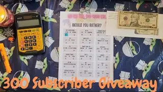 Collaboration with @BudgetWithPepperPoppy | freebie | 300 subscriber giveaway