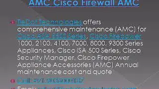 (AMC) Annual Maintenance Contract Cisco ASA-ISA-firepower | Price/Cost | Call: 9036000187