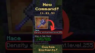New [CUSTOM ENCHANTS] Command #minecraft #commandblock #commandbox