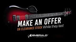 Discontinued Emerald Guitars: Make an Offer on Clearance Stock