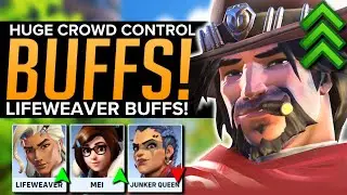 Overwatch 2: ОГРОМНЫЕ УСИЛЕНИЯ контроля толпы! - УСИЛЕНИЯ Ткача Жизни!