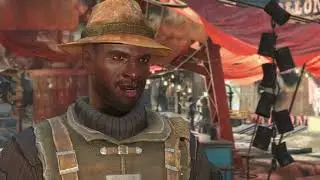 Fallout 4 - Diamond City Market Tour | Visit Merchants | Talk To Myrna, Moe Cronin and Arturo |