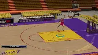 1995 Michael Jordan (#45) at the Great Western Forum | NBA 2K Retro Simulation in LA