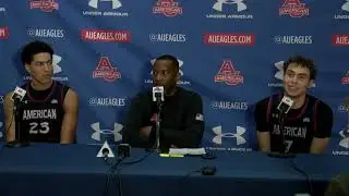 Duane Simpkins, Greg Jones, and Wyatt Nausadis Postgame vs. Navy