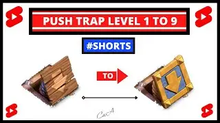 0 To Hero🔥 Ft. Push Trap Level 1 to Max🔥 in Clash of Clans | #Shorts #cocshorts #coc