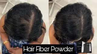 Hair Fiber Powder For Thin Hair | How To Cover Up HairLine | How To Apply Hair Fiber Powder #shorts