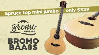 Bromo BAA8S Mini Jumbo acoustic guitar
