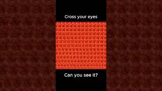 Cross your eyes. Can you see it?