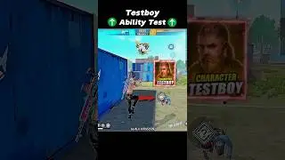 Testboy Character Ability Test 🔥 New Character Pt. 2 #shorts #freefire
