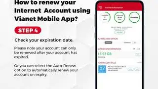 How to Renew Your Account using Vianet Mobile App