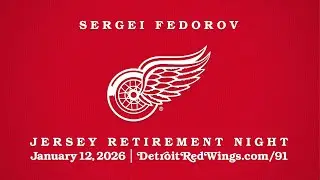 Sergei Fedorov '91' Jersey Retirement Night Announcement