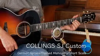 Collings SJ MhGSSSB - German Spruce/Figured Mahogany/Short Scale (2024) - Guitar Demo