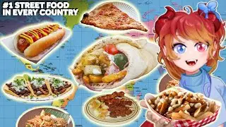 ADHD Vtuber WANTS SOME! The Street Foods That Define Every Country | Weird History Food Reaction