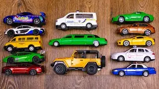 Koleski Realistic diecast model cars Police Limousine collection